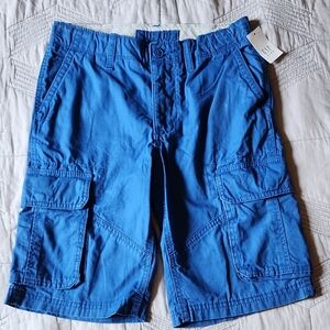 GAP Kids Vibrant Blue Cargo Shorts. Boys Size 14